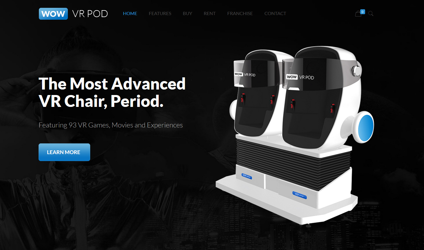 WOW VR POD site 2.0 Launches with New Virtual Reality Chair Virtual Reality Chair, Oculus